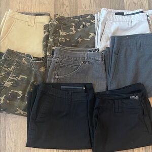 Quicksilver, Oneil, Champs Lot Assorted Pants Collection -36